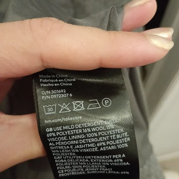 H&M Wool blend Jacket - Picture 3 of 3